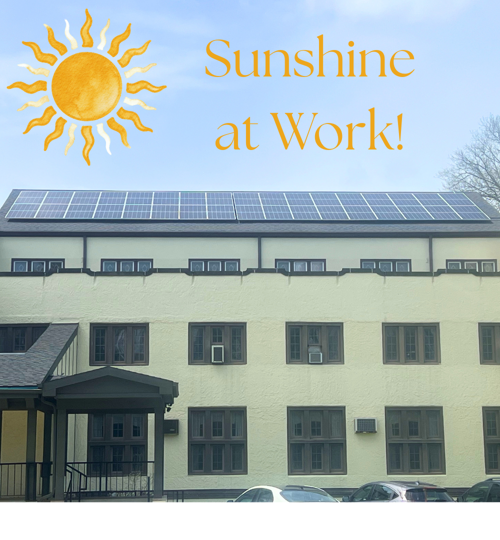 Sunshine at Work!